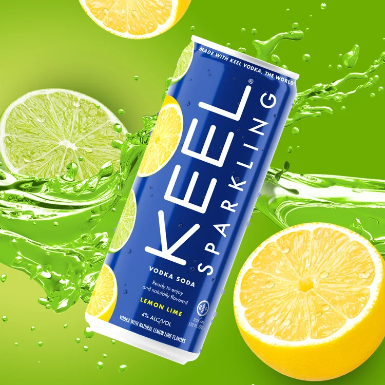 Cocktail Keel Sparkling 4pk Lemon Lime