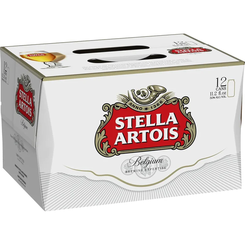 Beer IM Stella Artois Can 12pk