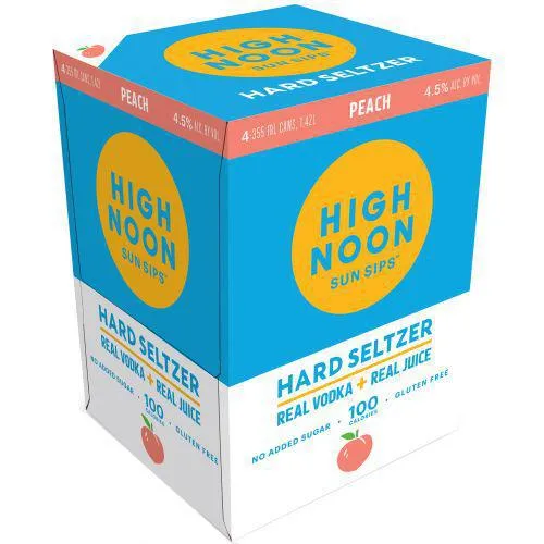 Cocktail High Noon 4pk Peach