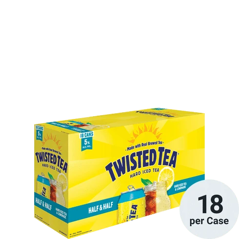 Malt Twisted Tea 18pk Cans Half & Half