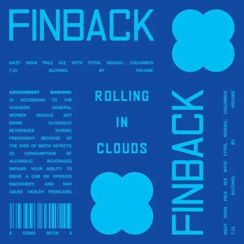 Beer Finback Brewing 4pk Rolling in the Clouds