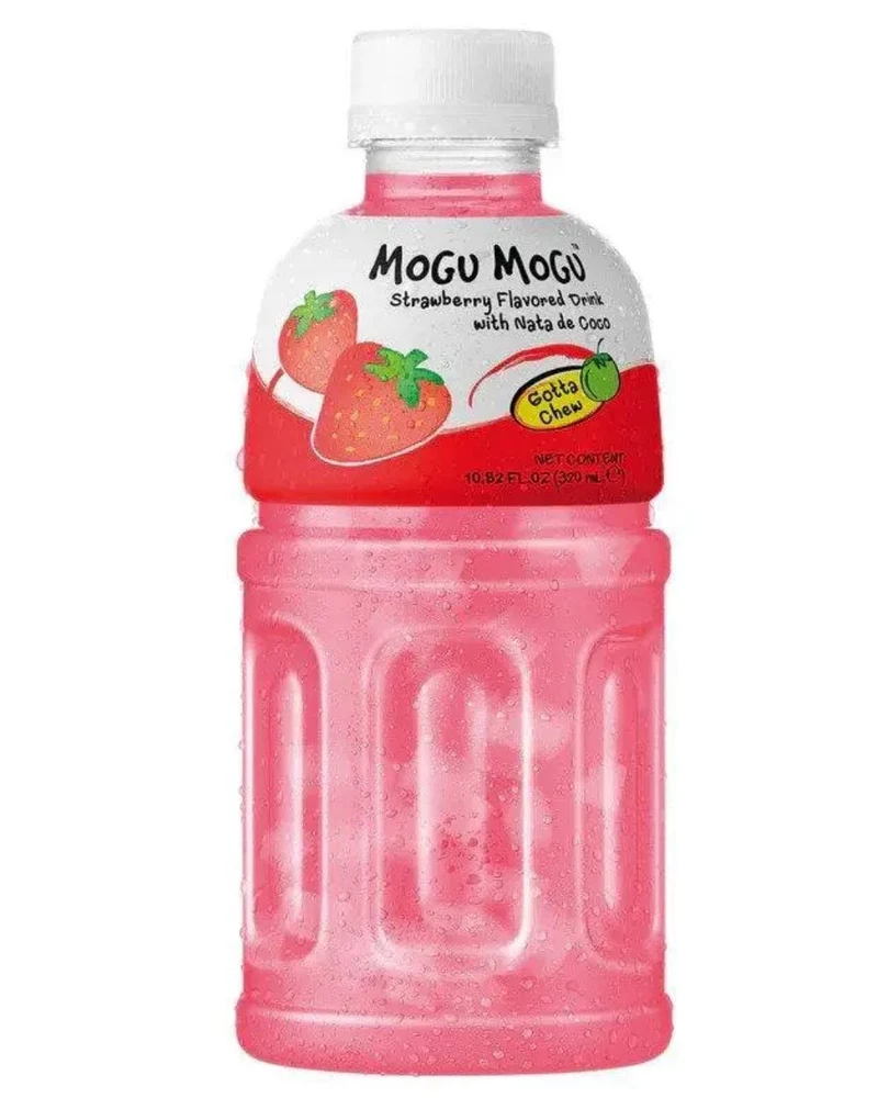Mogu Mogu Strawberry Drink Multipack, 24 x 320 ml