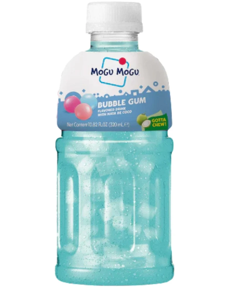 Mogu Mogu Bubble Gum Drink Multipack, 24 x 320 ml