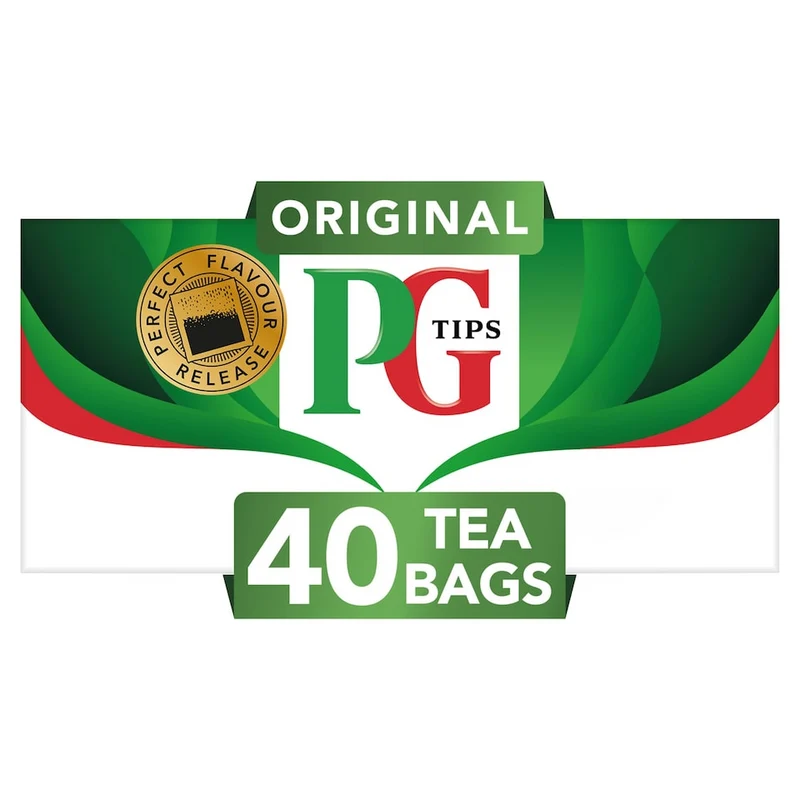 PG Tips Original Black Tea 40 Tea Bags
