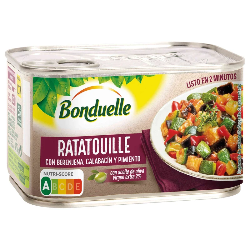Bonduelle Ratatouille with Aubergine Courgette and Pepper 466g