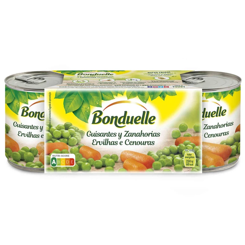 Bonduelle Peas and Baby Carrots 3 x 200g