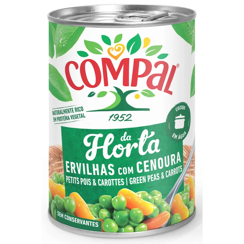 Compal da Horta Peas and Carrots 410g