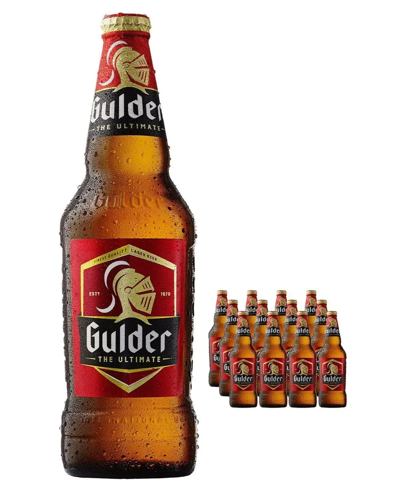 Gulder Extra Mature Pale Lager Beer Bottle Multipack, 12 x 600 ml