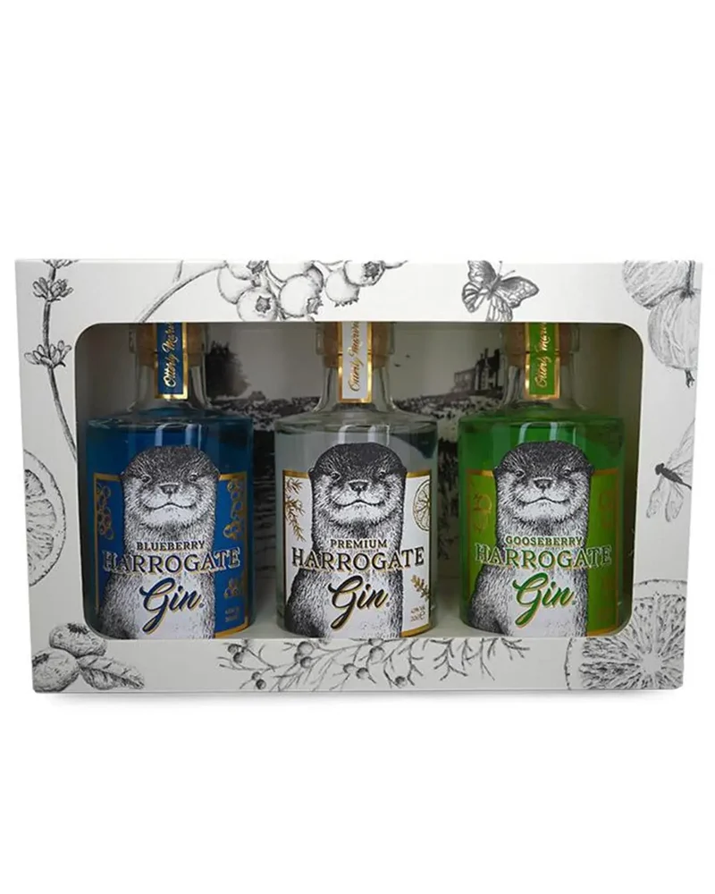 Harrogate Tipple Gin Gift Set, 3 x 20 cl