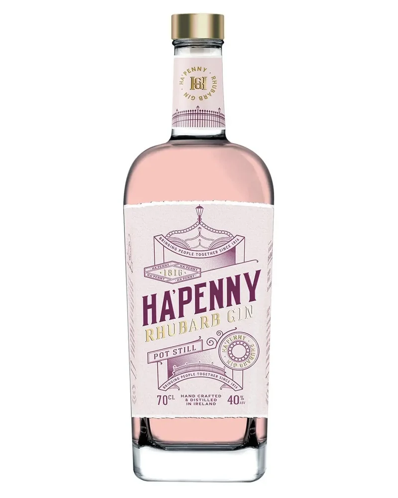 Ha'Penny Rhubarb Gin, 70 cl