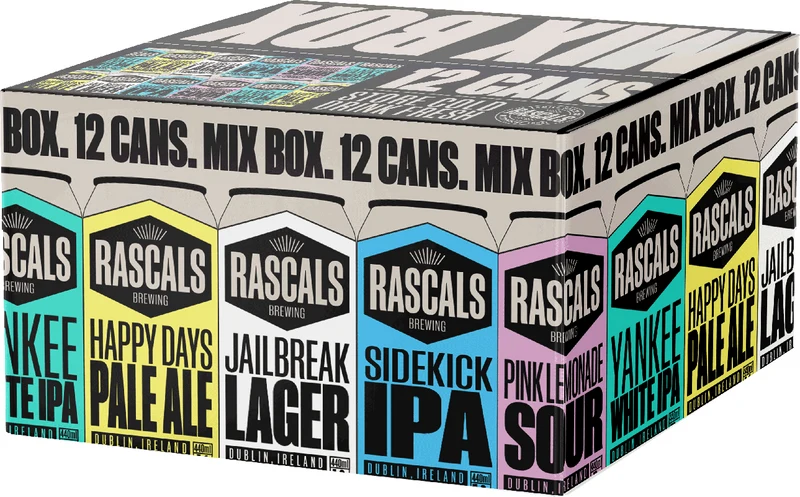 Rascals Mixed Case 44cl Can 12Pack