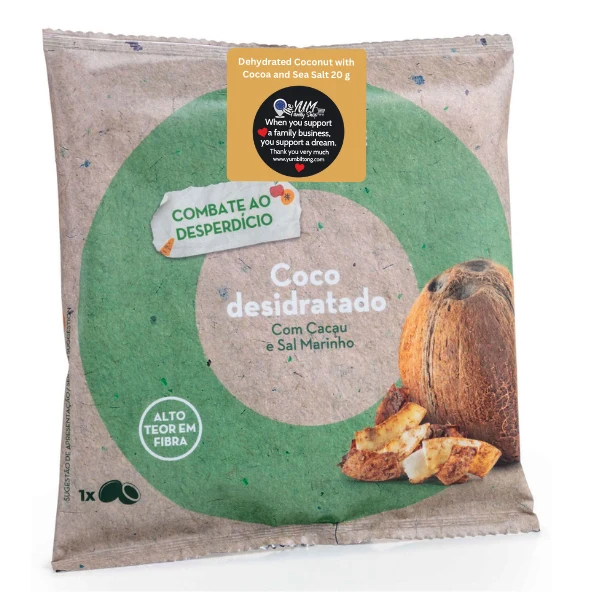 Dehydrated Coconut with Cocoa and Sea Salt 20g