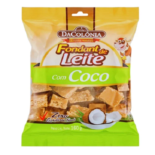 DaColônia Milk Fudge with Coconut 160g