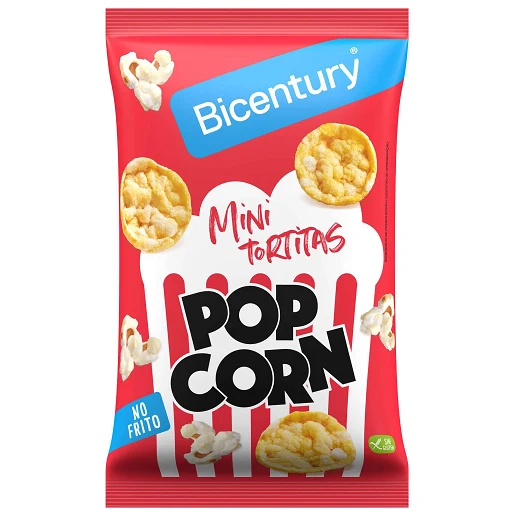 Bicentury Nackis Mini Corn Cakes Popcorn Flavour 70g