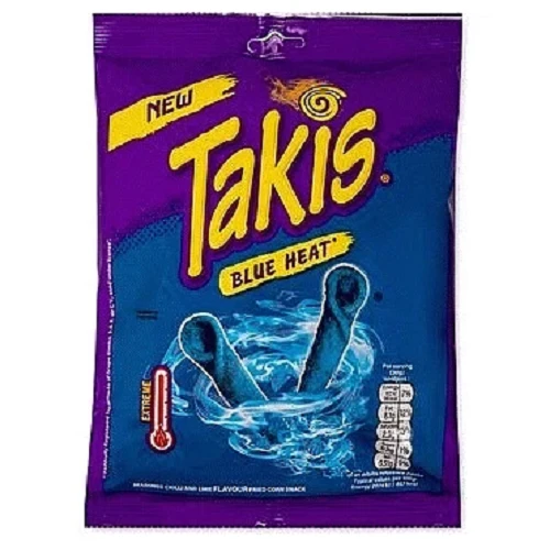 Takis Blue Heat Rolled Corn Snacks 180g