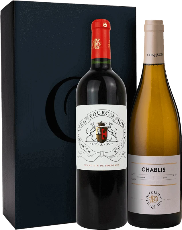 The Luxury French Wine Gift Set - Premium Bordeaux & Chablis Duo