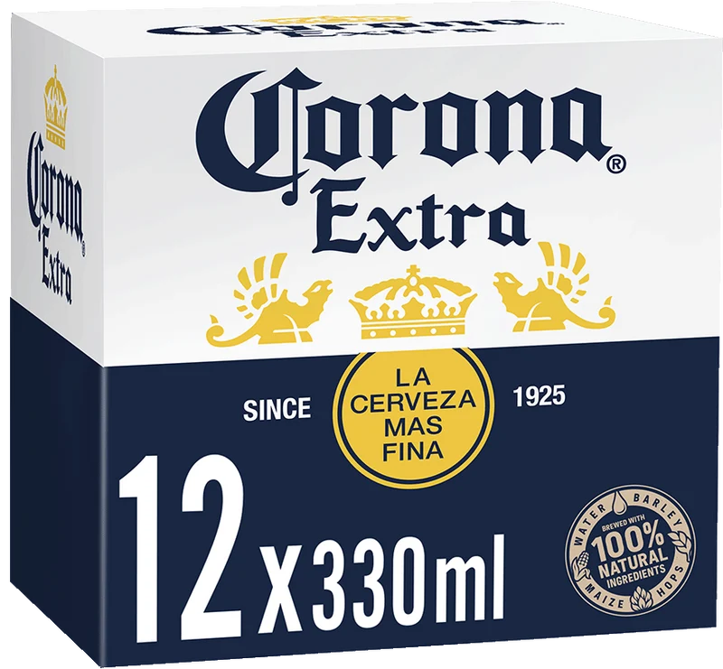 Corona Extra 12 Pack (33cl Bottles)