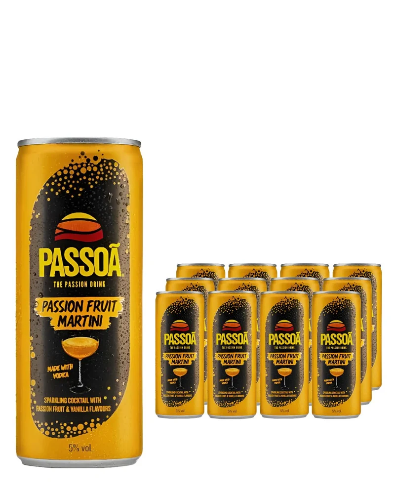 Passoa Passion Fruit Martini Can Multipack, 12 x 250 ml