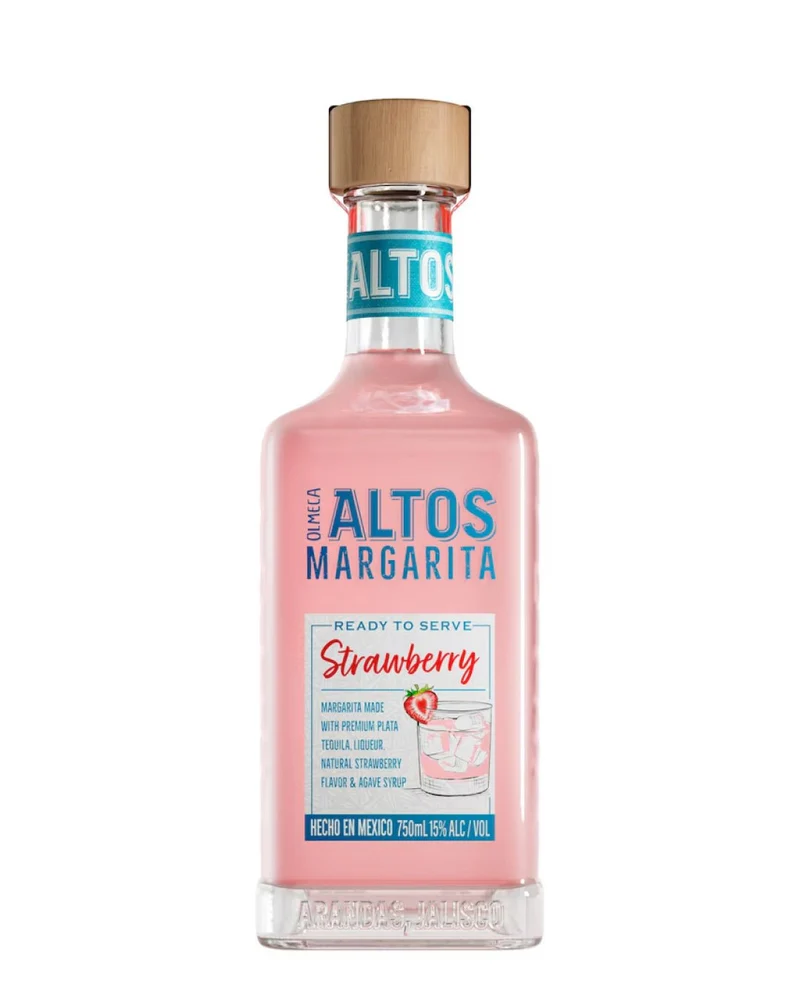 Olmeca Altos Margarita Strawberry Premixed Drink, 75 cl
