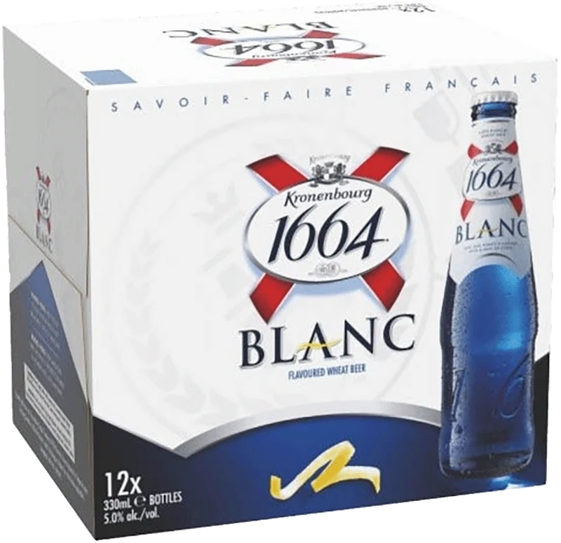 Kronenbourg 1664 Blanc 12 Pack (33cl Bottles)