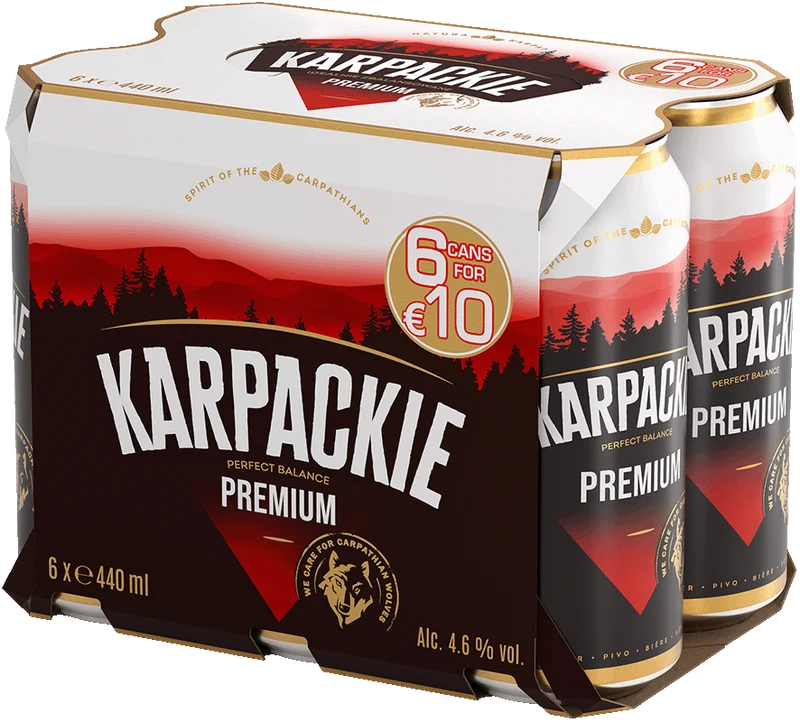 Karpackie 6 Pack (44cl Cans)
