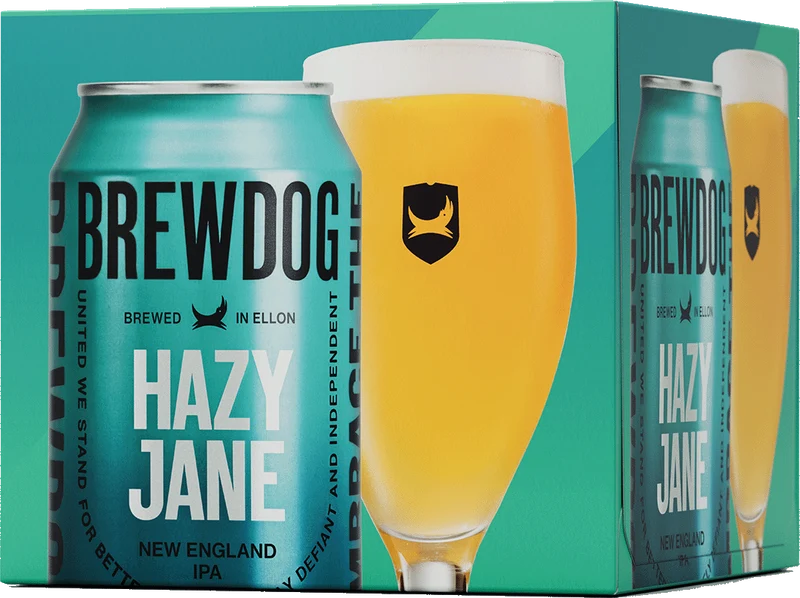 BrewDog Hazy Jane 4 Pack (33cl Cans)