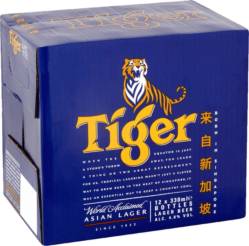 Tiger Beer 12 Pack (33cl Bottles)