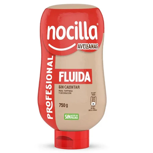 Nocilla Profesional Hazelnut Cream Fluid Upside-Down 750g
