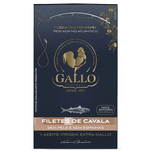 Gallo Mackerel Fillets in Extra Virgin Olive Oil 120g