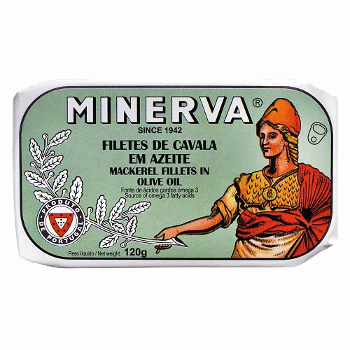 Minerva Mackerel Fillets in Olive Oil 120g
