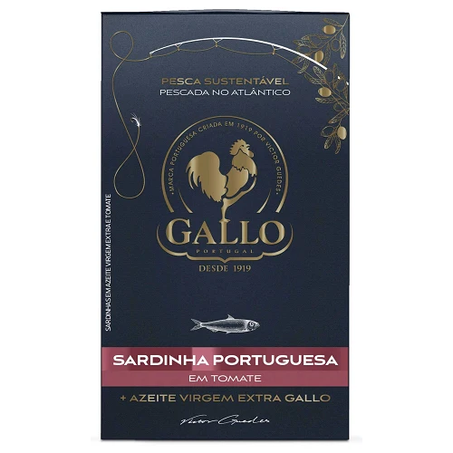 Gallo Portuguese Sardines in Tomato and Extra Virgin Olive Oil 120g