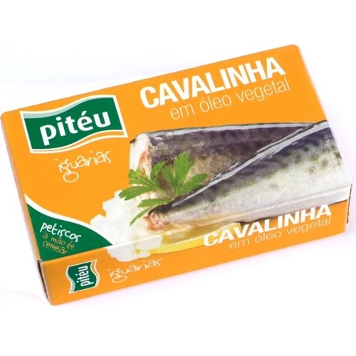 Pitéu Cavalinha Small Mackerel in Oil 120g