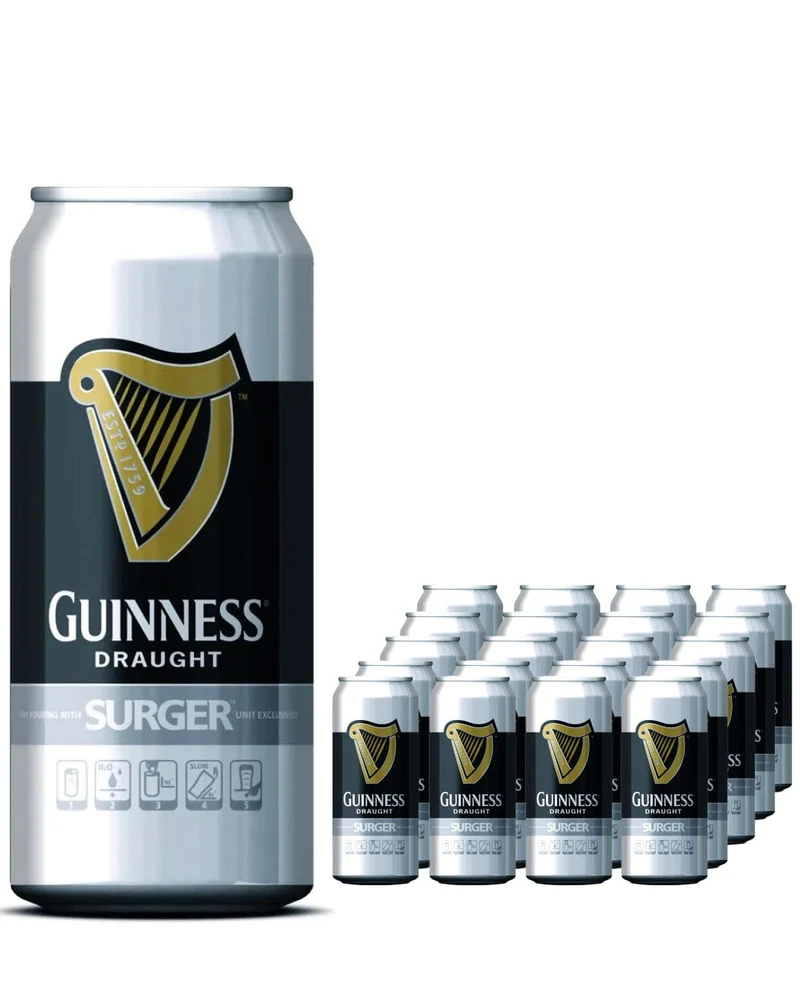 Guinness Original Draught Surger Can Multipack, 24 x 520 ml