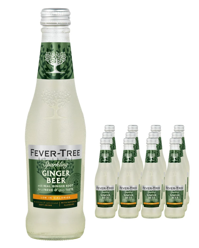 Fever-Tree Sparkling Ginger Beer Multipack, 12 x 275 ml
