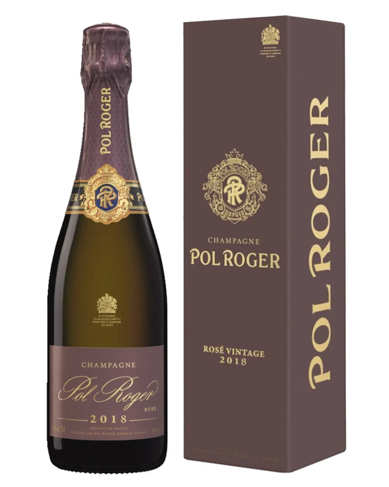 Pol Roger Rosé Vintage 2018 Champagne Gift Box, 75 cl