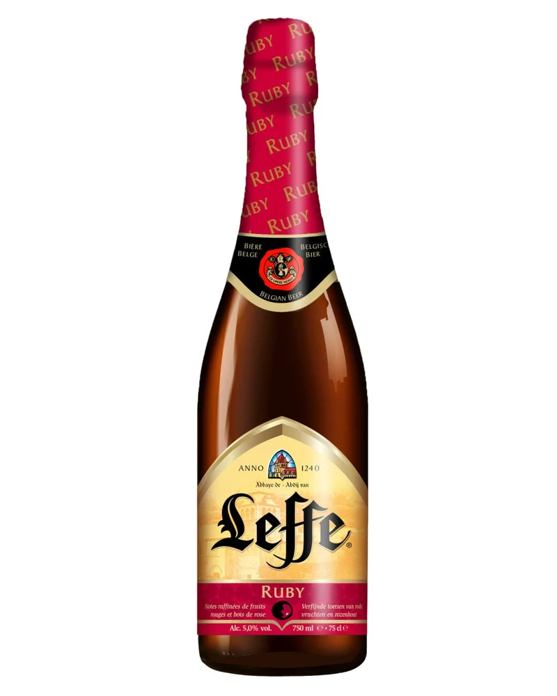 Leffe Ruby Abbey Beer, 6 x 750 ml