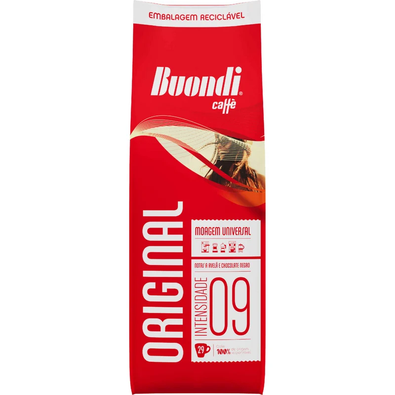 Buondi Original Ground Coffee Universal Grind Intensity 9 200g