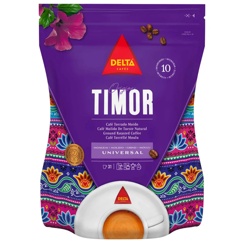 Delta Timor Ground Coffee Universal Grind 220g