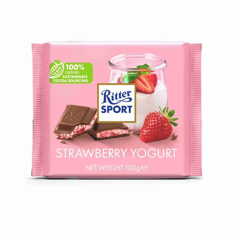 Ritter Sport Strawberry Yoghurt 100g