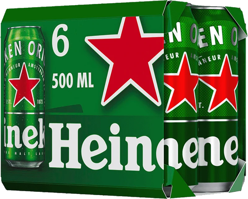 Heineken 6 Pack (50cl Cans)