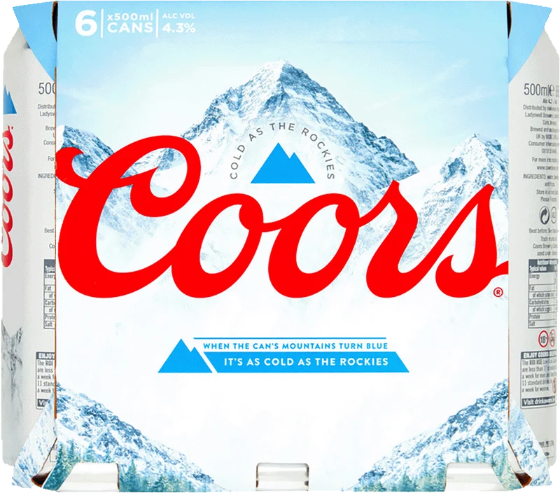 Coors 6 Pack (50cl Cans)