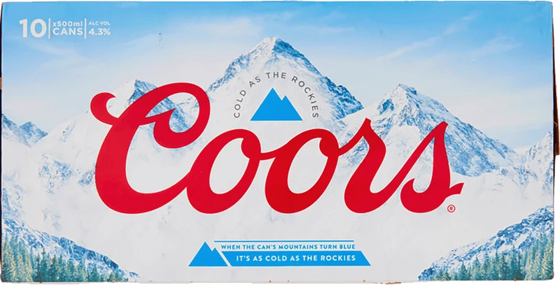 Coors 10 Pack (50cl Cans)