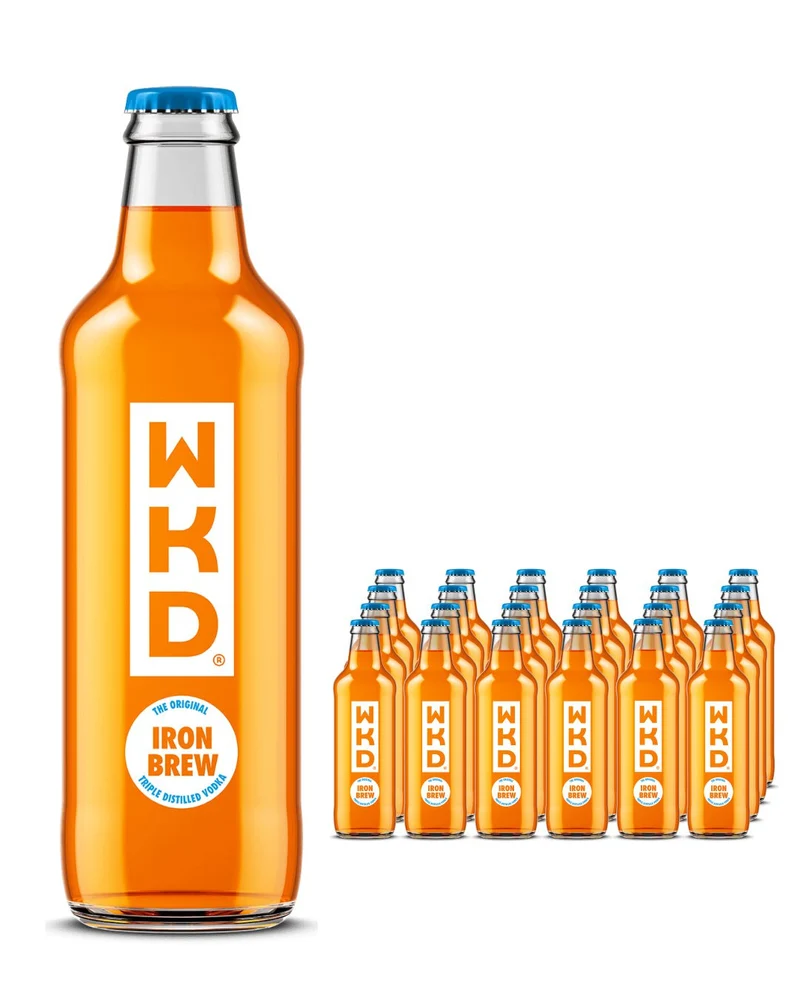 WKD Iron Brew Original Vodka Mix Multipack, 24 x 275 ml