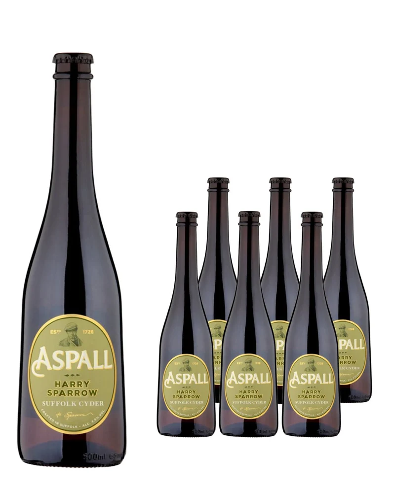 Aspall Harry Sparrow Cyder Multipack, 6 x 500 ml
