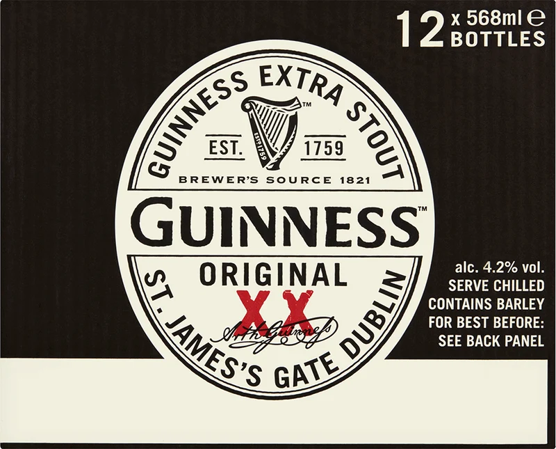 Guinness Original Extra Stout 12x56.8cl BTL