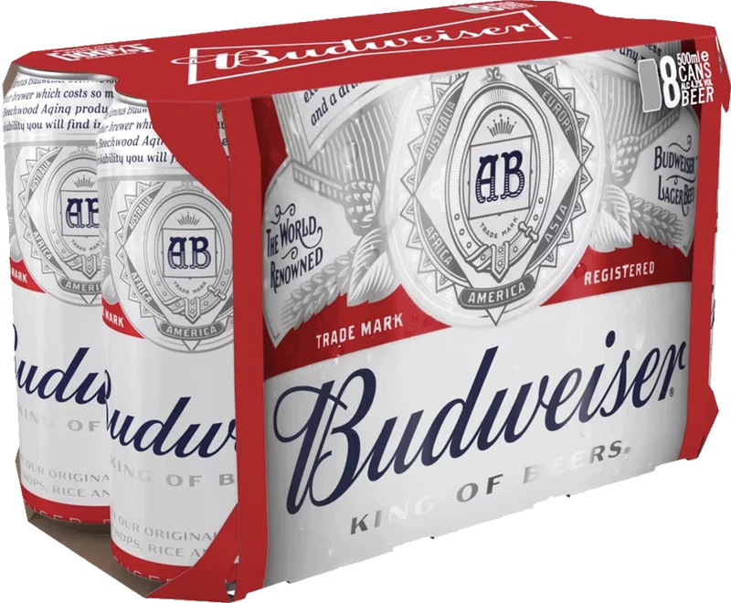 Budweiser 8 Pack (50cl Cans)