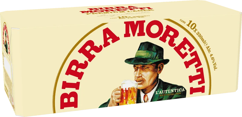 Birra Moretti 10 Pack (33cl Cans)