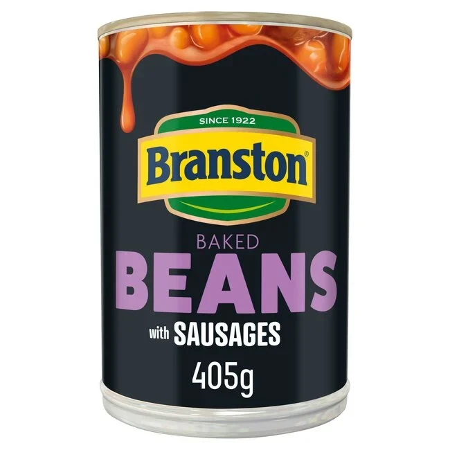 Branston Baked Beans with Sausages 405g