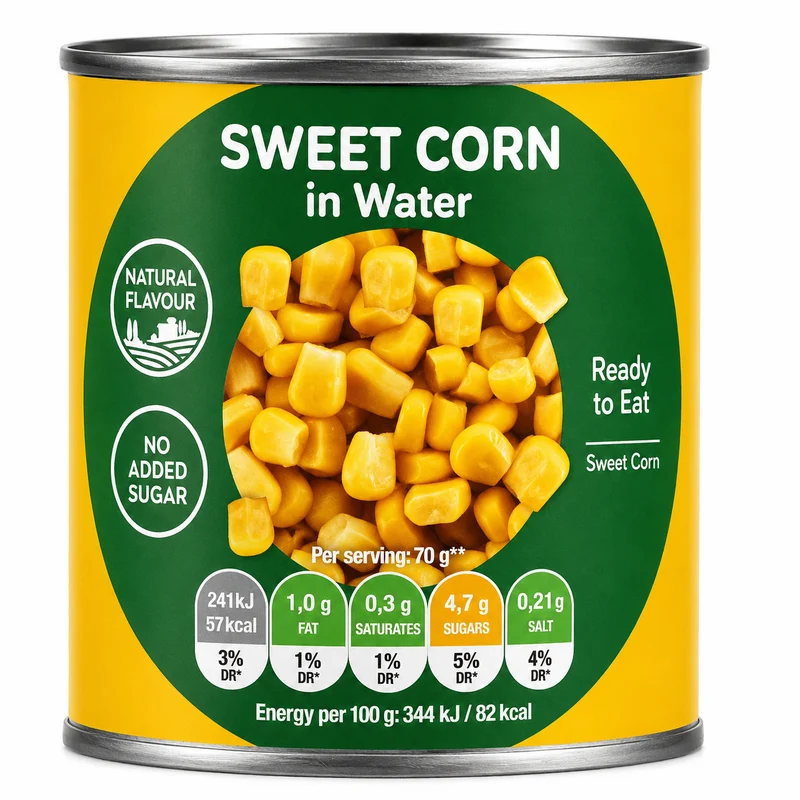 Sweetcorn in Water 340g