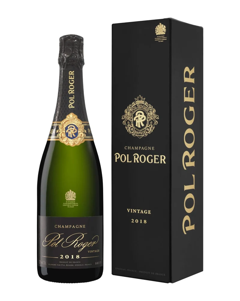 Pol Roger Vintage 2018 Champagne Gift Box, 75 cl